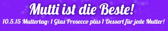 Banner-Muttertag